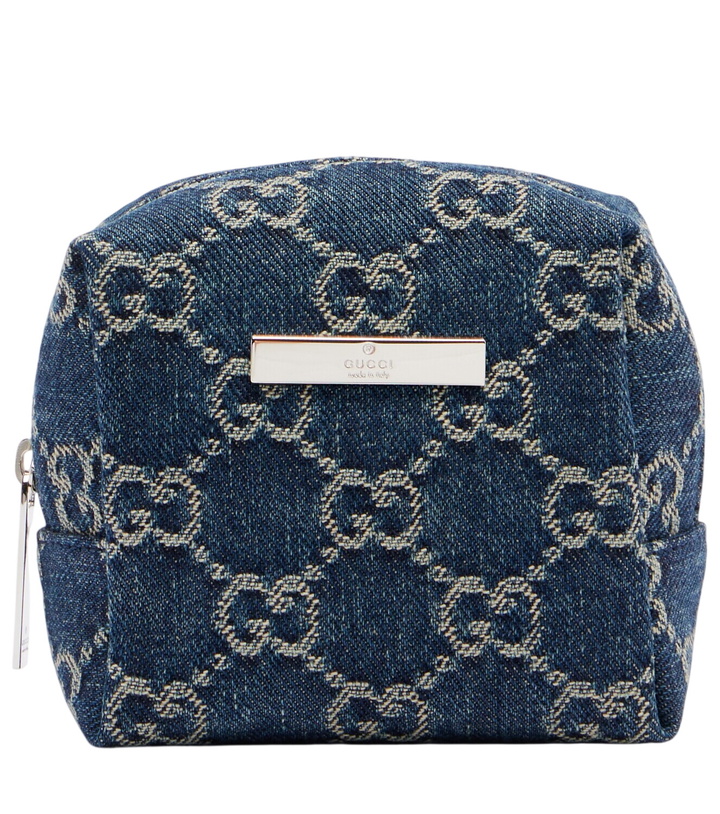 Photo: Gucci Gucci Essence Classic Mini denim makeup bag