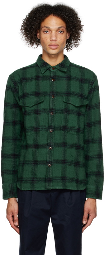 Photo: Corridor Green Deep Forest Plaid Shirt