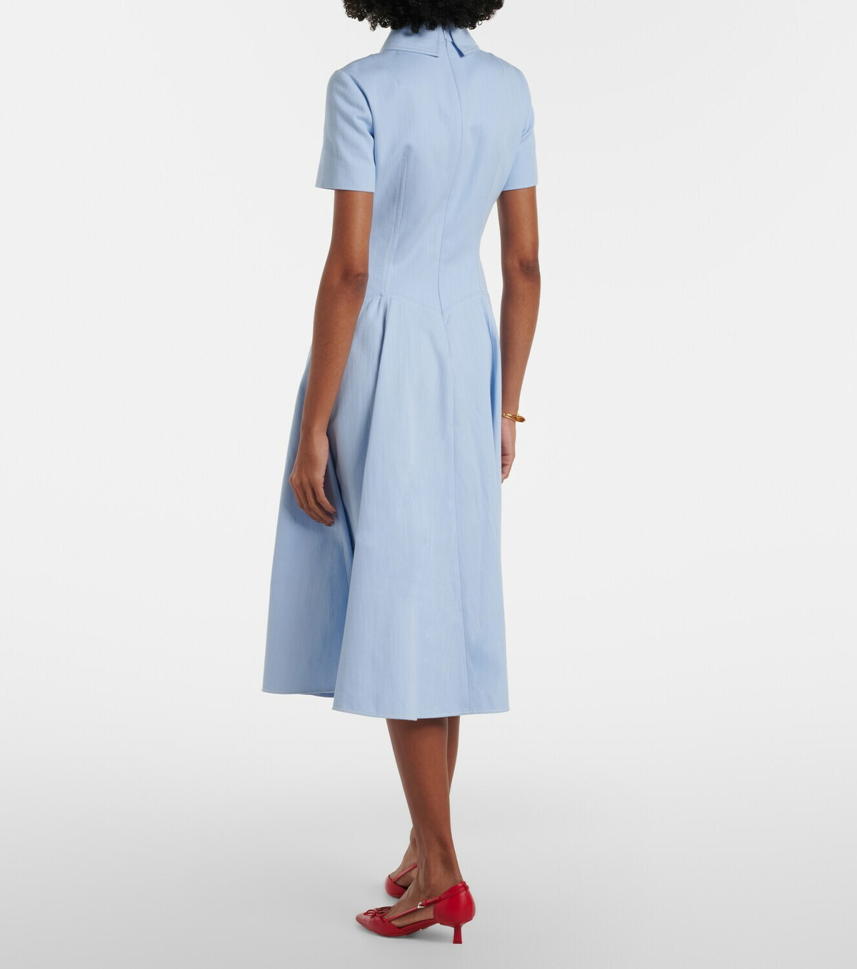 Emilia Wickstead Jody bouclé tweed midi dress