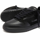 Represent Men's Reptor Leather Sneakers in Black