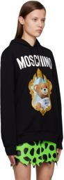 Moschino Black Mirror Teddy Bear Hoodie