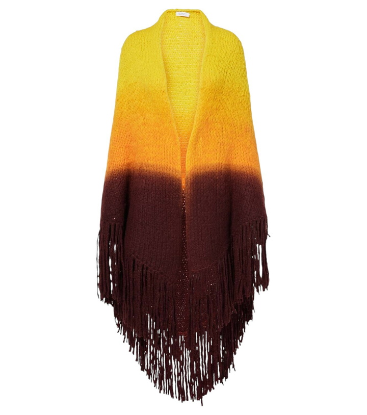 Photo: Gabriela Hearst Lauren dyed cashmere poncho