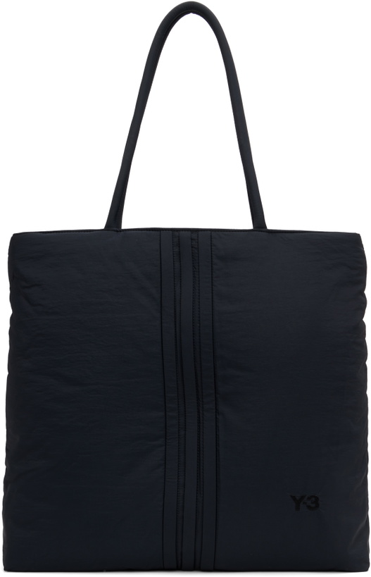 Photo: Y-3 Black 'Y-3' Padded Tote