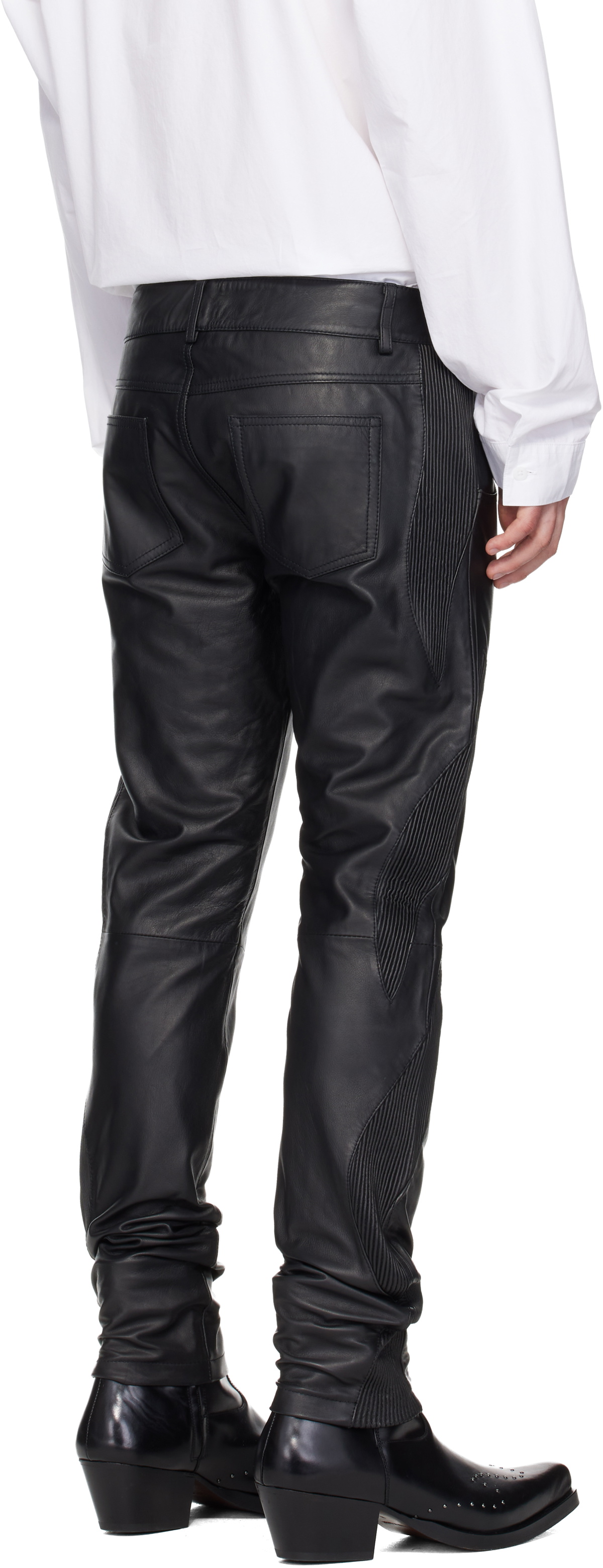 Deadwood Black Tide Leather Pants