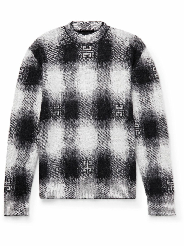 Photo: Givenchy - Logo-Jacquard Knitted Sweater - Black