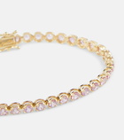 Mateo - 14kt gold tennis bracelet with sapphires