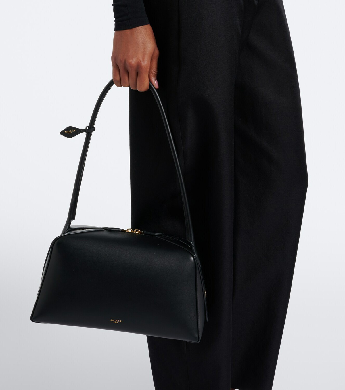 Alaïa Le Bouledogue Medium leather tote bag