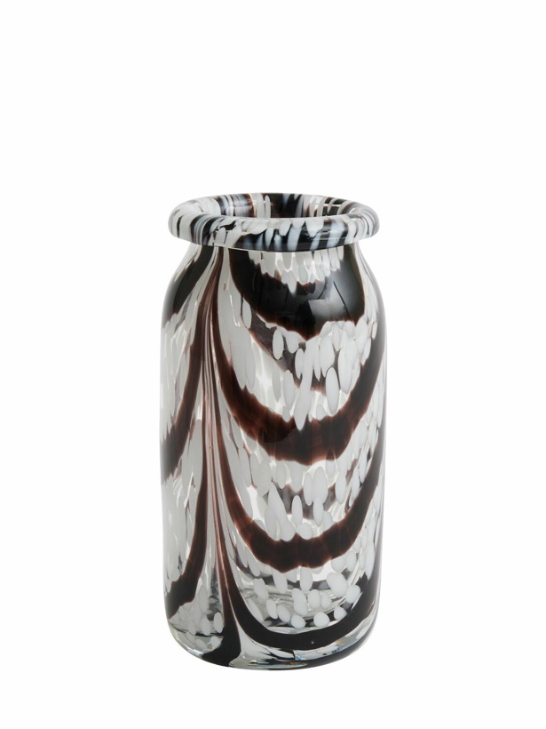 Photo: HAY Splash Xs Coffee Swirl Roll Neck Vase