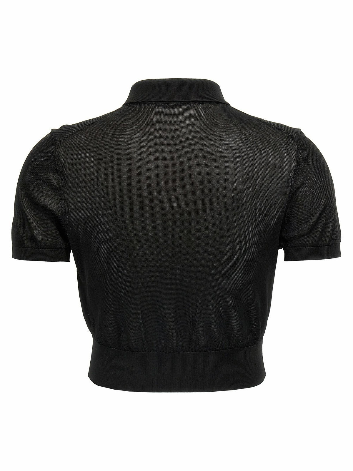 T by Alexander Wang Cropped Polo Shirt T by Alexander Wang