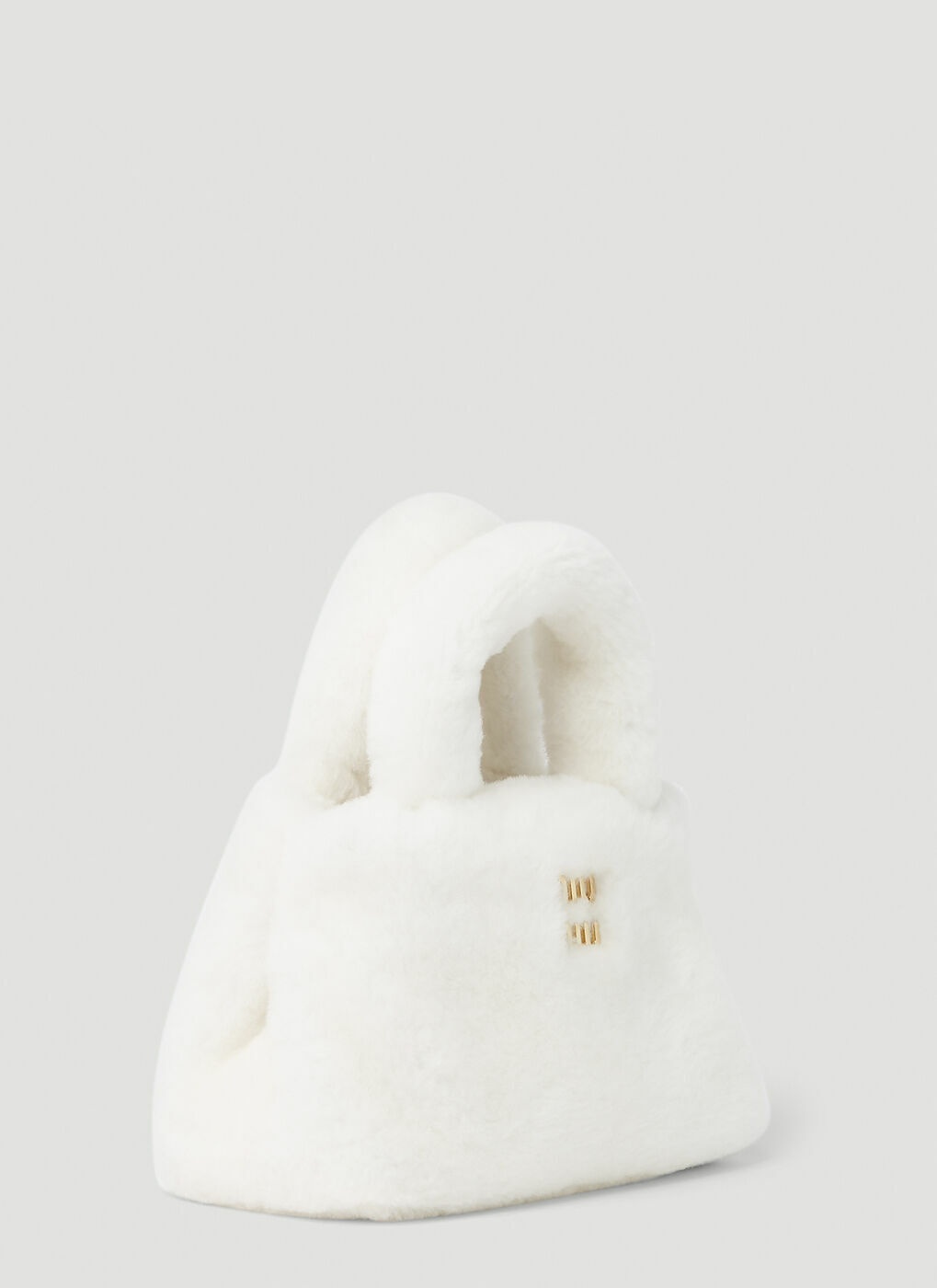 Miu Miu - Fluffy Handbag in White Miu Miu