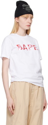 BAPE White Abc Camo Glitter T-Shirt