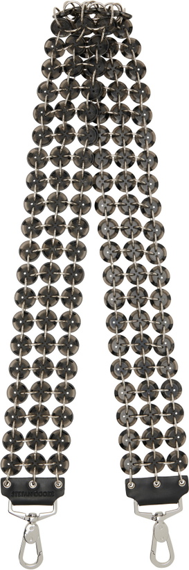 Photo: Stefan Cooke Black & Silver Button Bag Strap