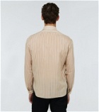 Saint Laurent Striped long-sleeved shirt