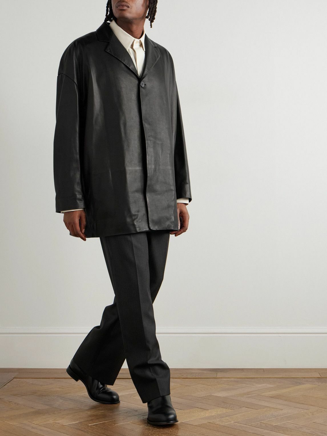 ジャケット・アウター Fear of god 7th leather blazer size 44 Oversized leather blazer in black - Fear Of God | Mytheresa