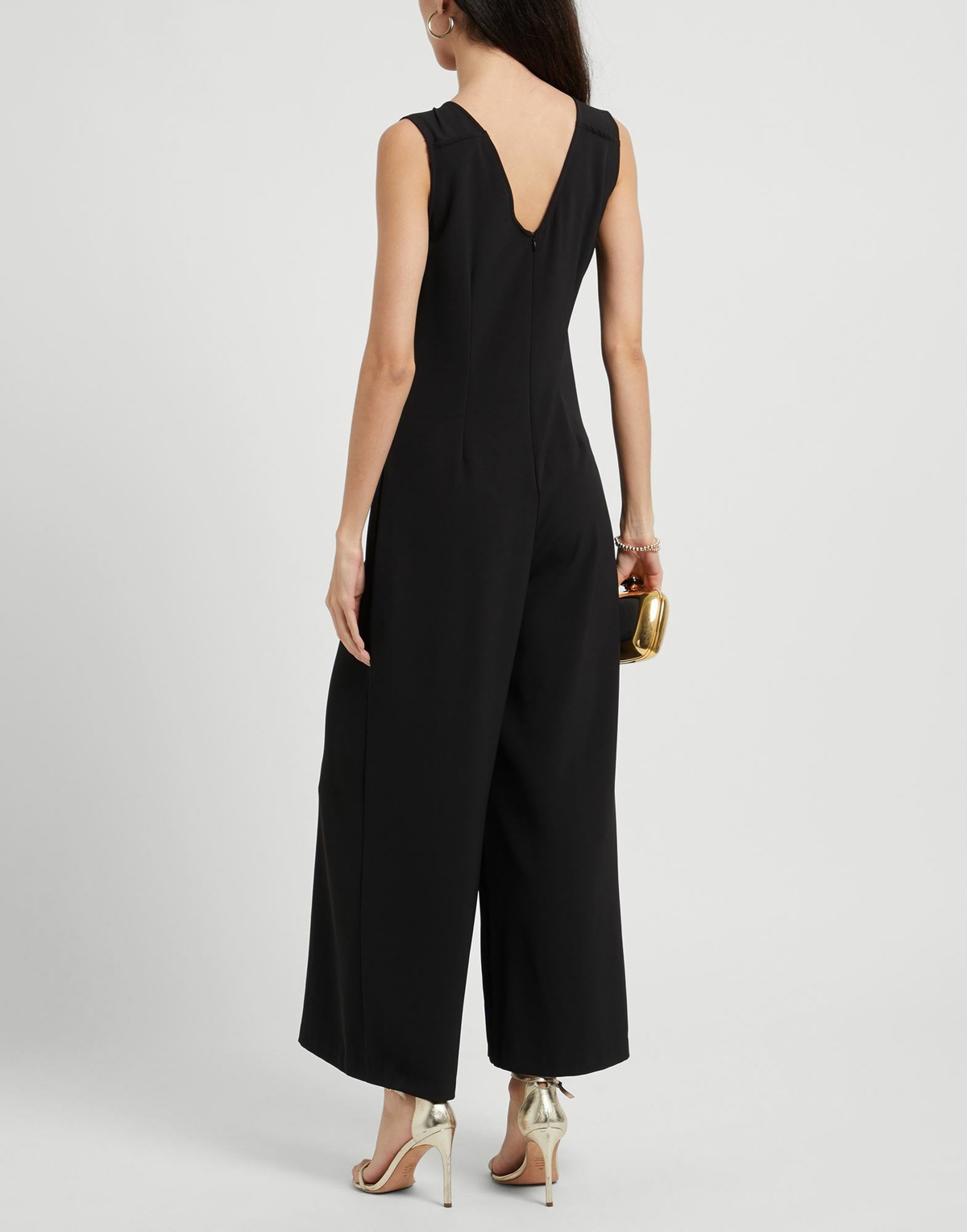Alessia Santi Womens Jumpsuit in Black