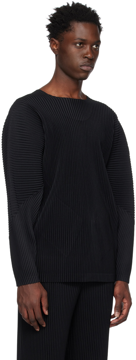 ISSEY MIYAKE K-ZELLE ブラック 長袖 Tシャツ トップス