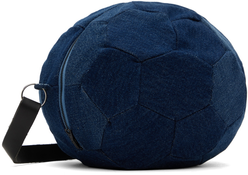 Bless Navy BC Football Denim Bag