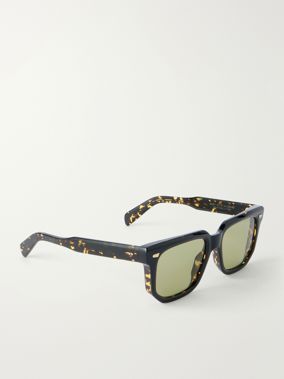 Cutler and Gross - 1410 Square-Frame Acetate Sunglasses - Tortoiseshell