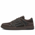 Amiri Men's Skel Low Top Sneaker in Brown