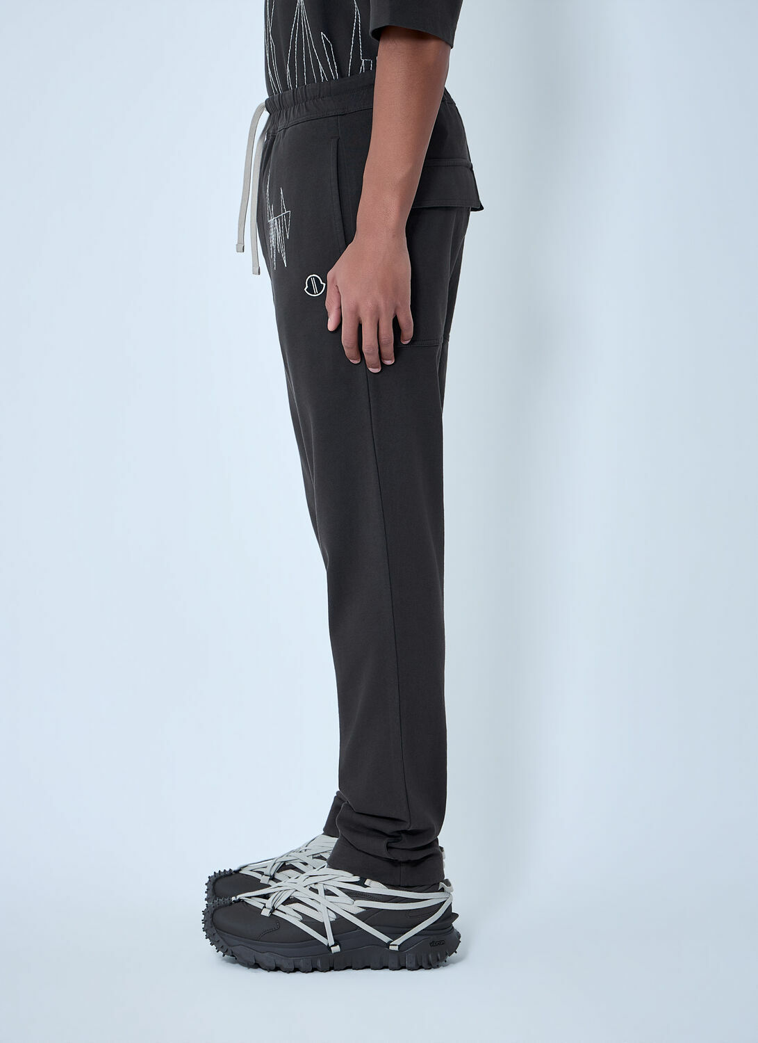 Moncler + Rick Owens Elasticated Waist Drawstring Pants