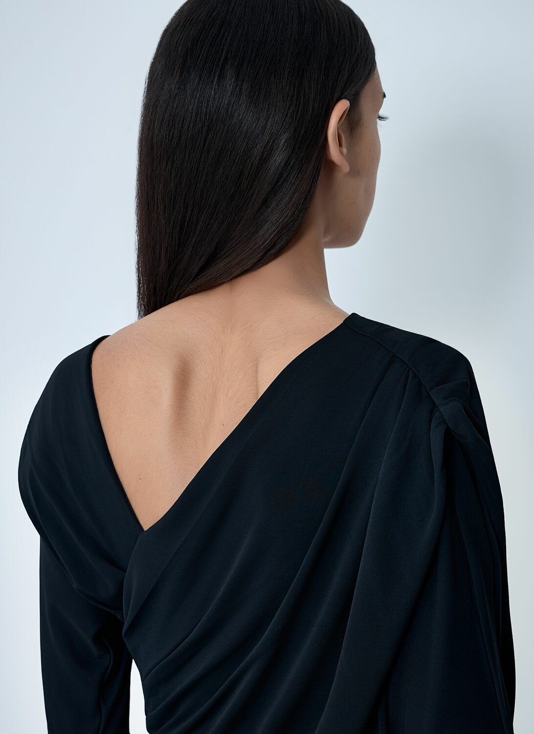 GANNI Ruched Maxi Dress