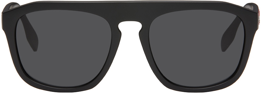 burberry black square sunglasses