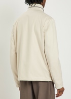 Herno Reversible Cashmere and Silk-blend Jacket Ecru