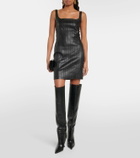 Stouls Nino leather minidress
