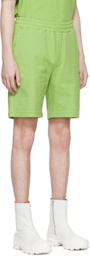 Helmut Lang Green Cotton Shorts