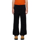 C.P. Company Black Stretch Sateen No Side Seams Lens Cargo Pants