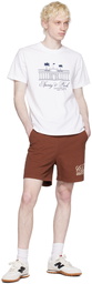 Sporty & Rich Burgundy 94 'Country Club' Shorts