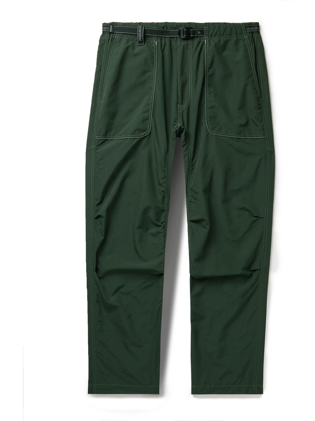 Photo: And Wander - Straight-Leg Nylon Trousers - Green