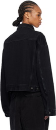Entire Studios Black Gem Denim Jacket