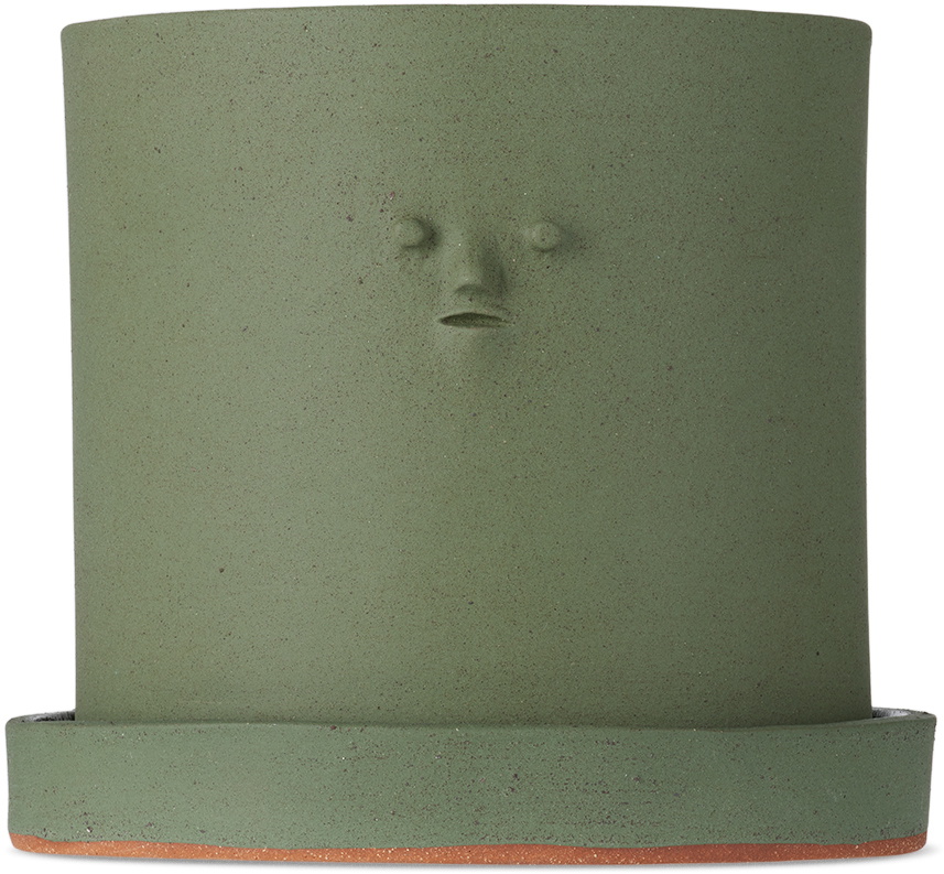 Rami Kim Studio Green Mini Face Planter Set