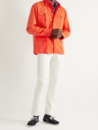 SID MASHBURN - Waxed-Cotton Jacket - Red