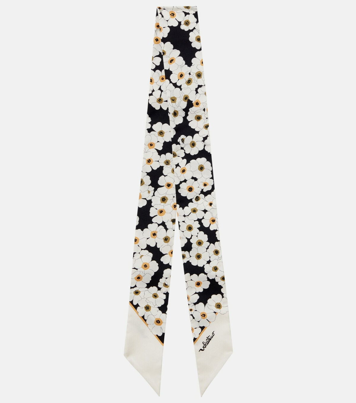 Valentino Apres L'Hiver floral silk scarf