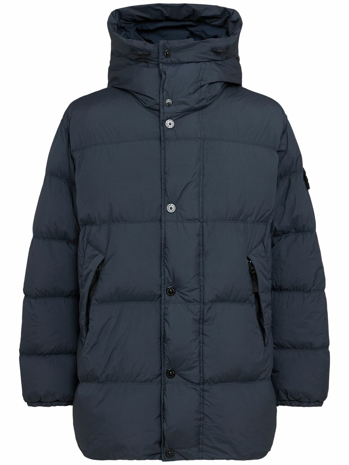 ★送料関税込★Stone  Aluminum Tela Marina Short Parka Stone Island Aluminum Tela Marina Short Parka - Navy Blue – Kith