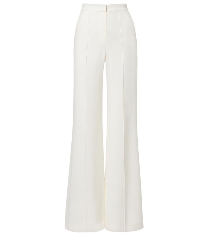 Photo: Elie Saab High-rise cady wide-leg pants