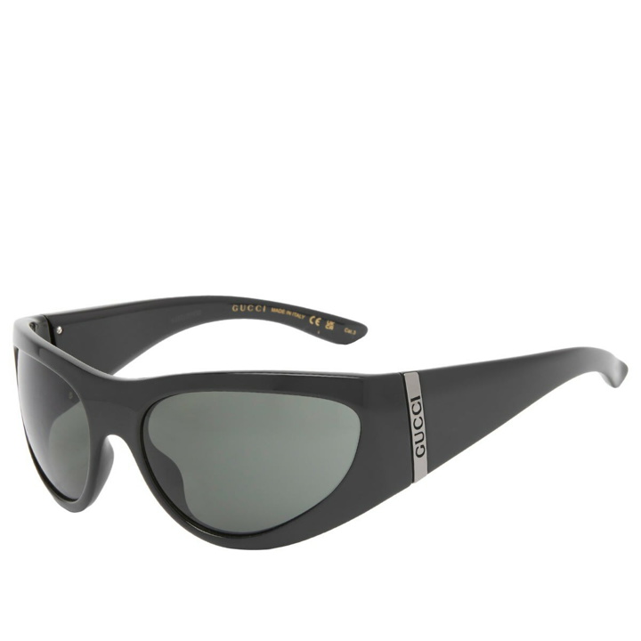 Photo: Gucci Women's Eyewear GG1575S Sunglasses in Black/Grey 