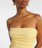 Staud Mariana ruched jersey maxi dress