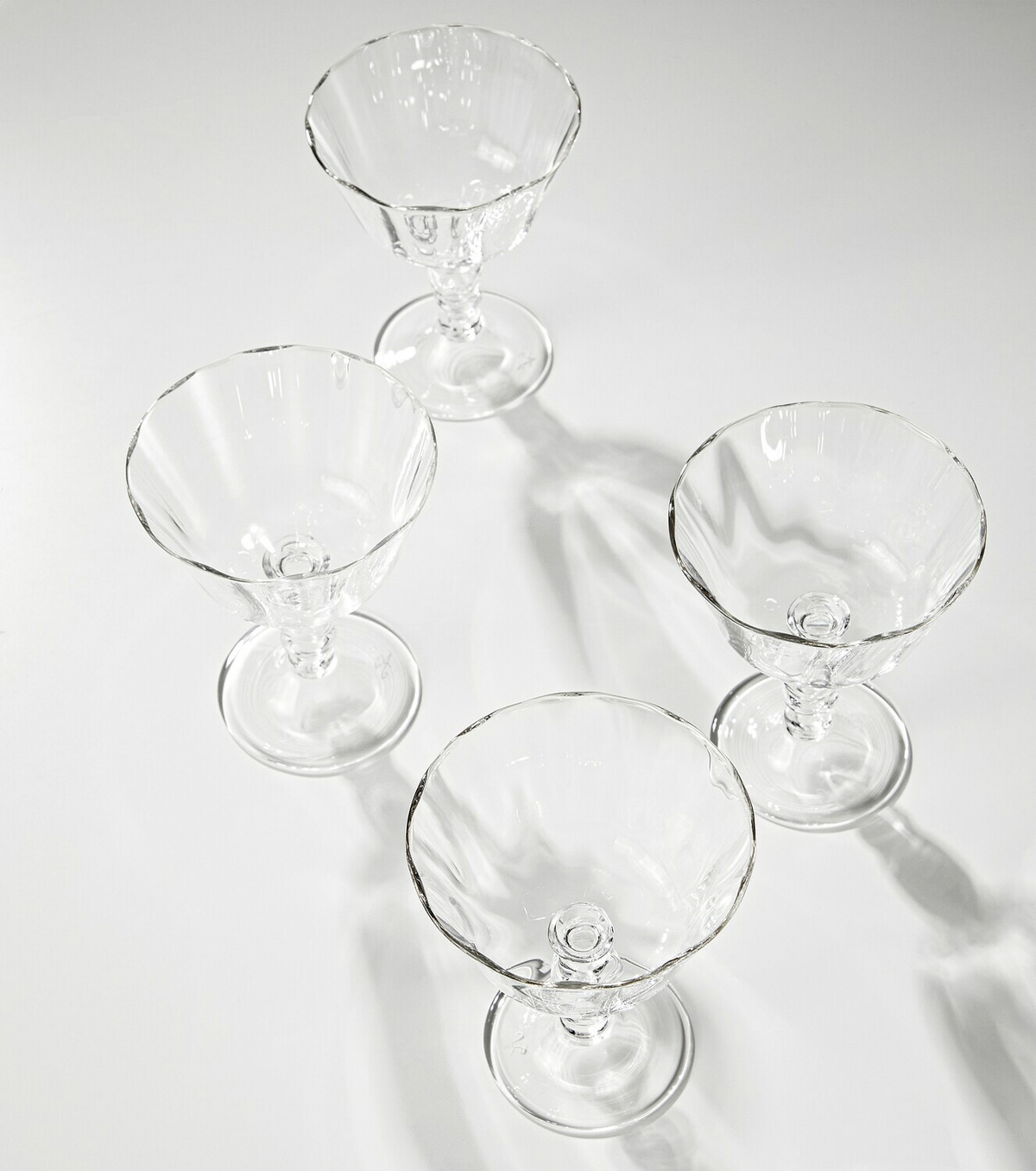 Akua Objects Alban set of 4 champagne coupes