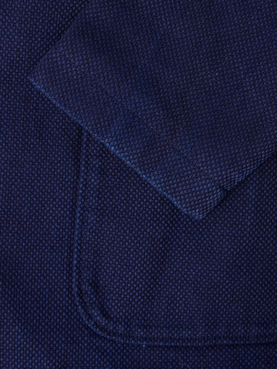 Blue Blue Japan - Sashiko Cotton-Piqué Suit Jacket - Blue