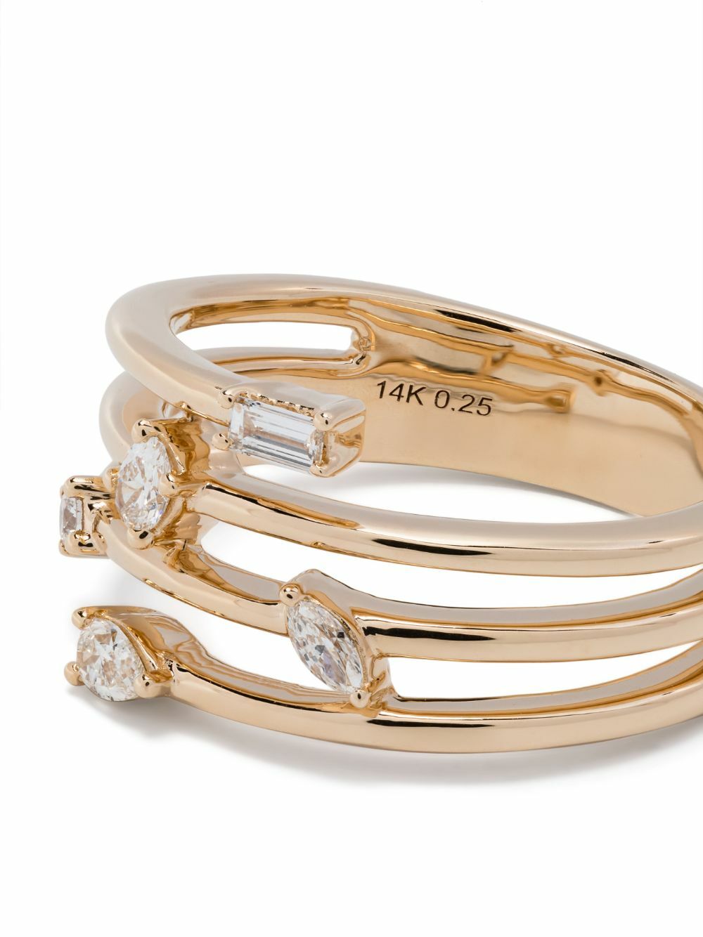 Dana Rebecca Designs 14kt Yellow Gold Alexa Jordyn Wrap Ring