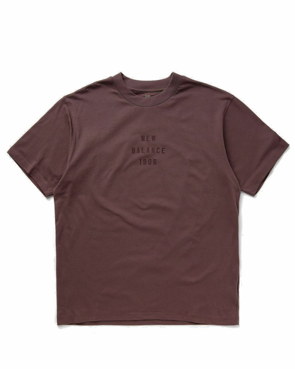 Photo: New Balance Sport Essentials Graphic T Shirt Brown - Mens - Shortsleeves