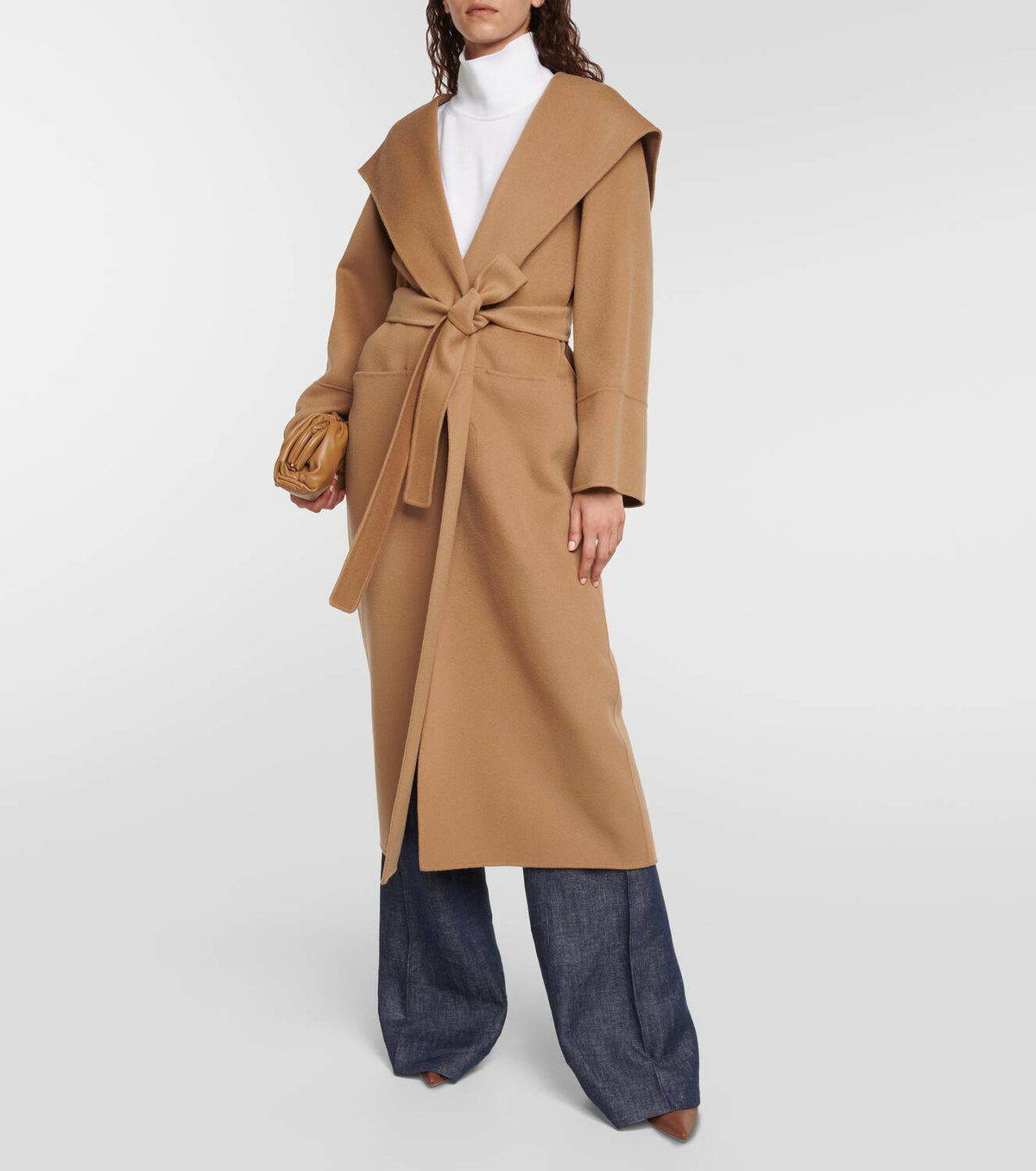 しろまめ　S MAX MARA FABIO フードロングコート しろまめ様専用 S MAX MARA FABIO フードロングコート