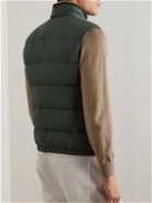 Thom Sweeney - Quilted Nylon Gilet - Green