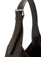 Stella Mccartney Logo Large Faux Leather Hobo bag - Dark Chocolate - One Size