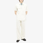 Dickies x POP Trading Company Short Sleeve Zip Shirt in Off White