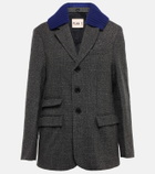 Plan C - Wool and cotton blazer