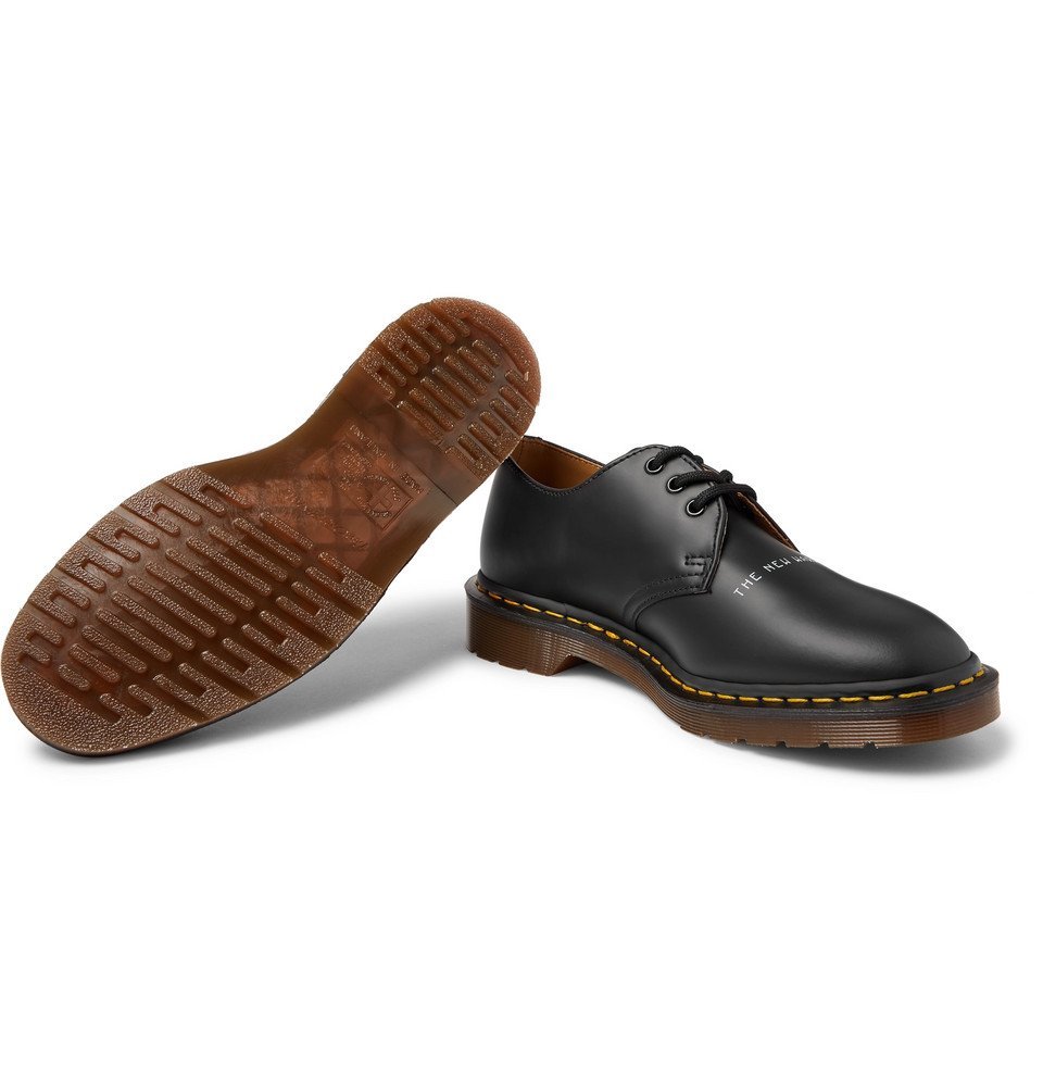 Undercover - Dr. Martens 1461 Printed Leather Derby Shoes - Black